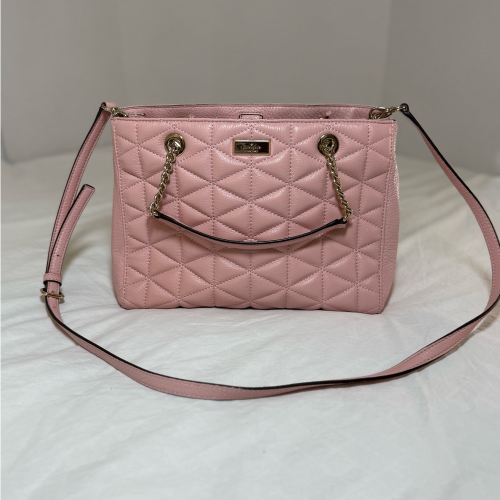 Kate Spade Emery Court Meena Satchel in Pink